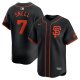 Men's San Francisco Giants Blake Snell Nike Black Alternate Limited Jersey