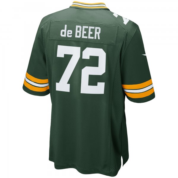 Youth Green Bay Packers Gerhard de Beer Nike Green Game Jersey