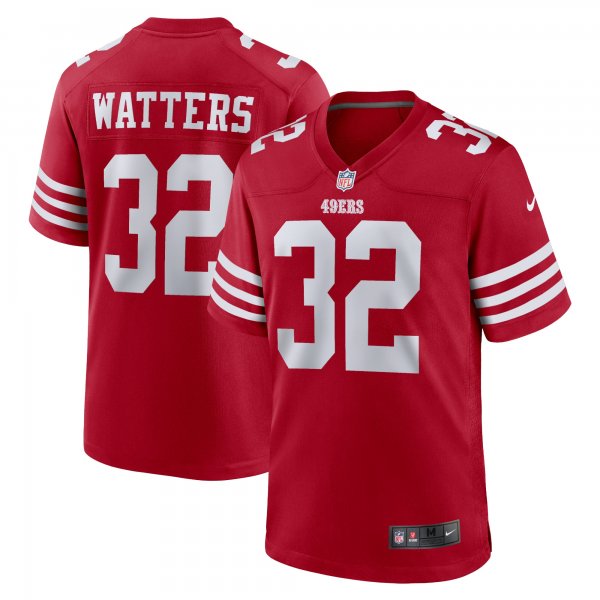 Men's San Francisco 49ers Ricky Watters Nike Scarlet Retired Player Game Jersey