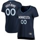 Women's Minnesota Timberwolves Fanatics Navy Fast Break Custom Jersey - Icon Edition