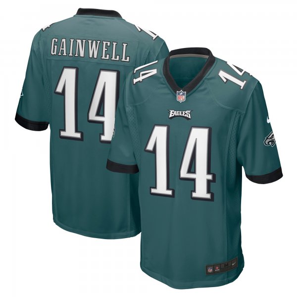 Men's Philadelphia Eagles Kenneth Gainwell Nike Midnight Green Game Jersey