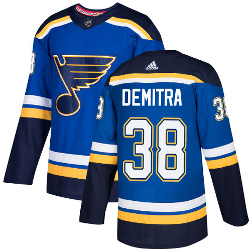 Adidas St. Louis Blues #38 Pavol Demitra Blue Home Stitched NHL Jersey