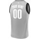 Men's Brooklyn Nets Fanatics Gray Fast Break Replica Custom Jersey - Statement Edition