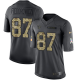 Nike Houston Texans #87 C.J. Fiedorowicz Black Men's Stitched NFL Limited 2016 Salute to Service Jersey