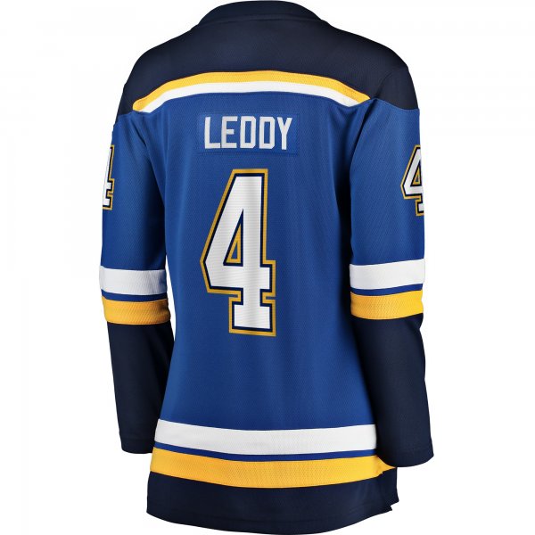 Women's St. Louis Blues Nick Leddy Fanatics Blue Home Breakaway Player Jersey