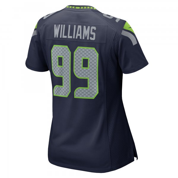 Women's Seattle Seahawks Leonard Williams Nike College Navy  Game Jersey