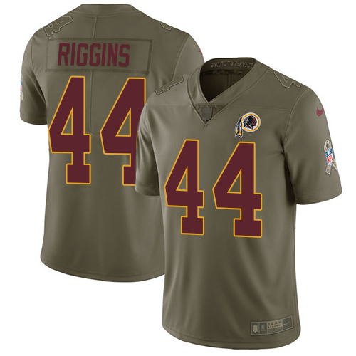 Nike Washington Redskins #44 John Riggins Olive Men's Stitched NFL Limited 2017 Salute to Service Jersey