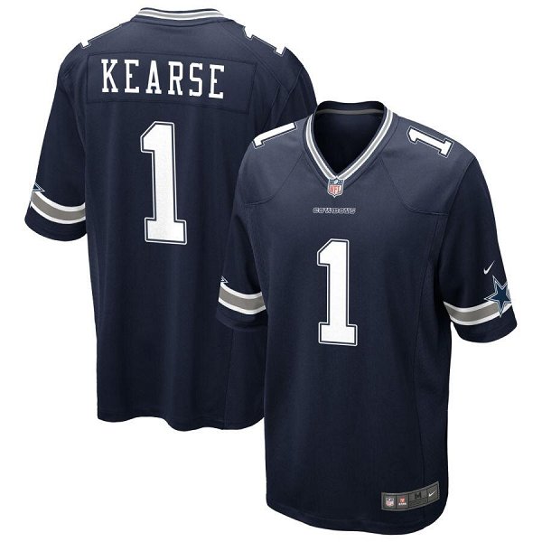 Men's Nike Navy Dallas Cowboys Alternate #1 Jayron Kearse Game Jersey