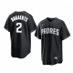 Men's San Diego Padres #2 Xander Bogaerts Black White Cool Base Jersey