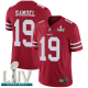 San Francisco 49ers #19 Deebo Samuel Red Team Color Super Bowl LIV Bound Men's Stitched NFL Vapor Untouchable Limited Jersey