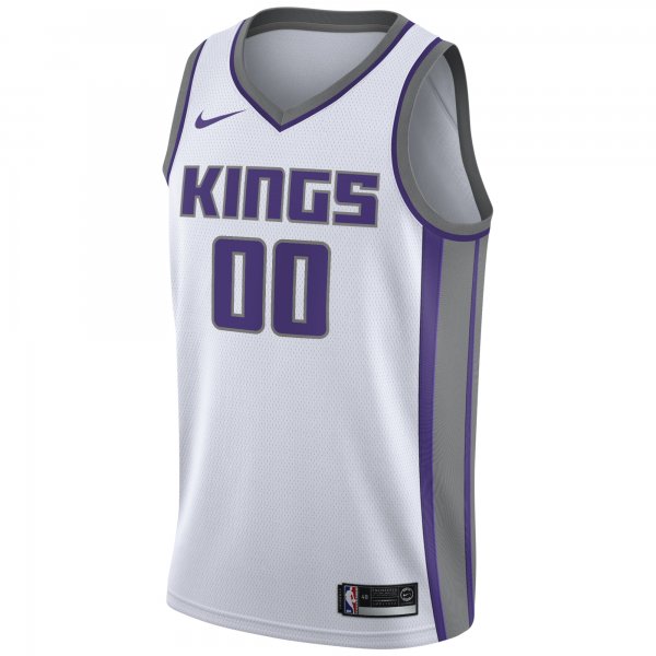 Men's Sacramento Kings Nike White Swingman Custom Jersey - Association Edition