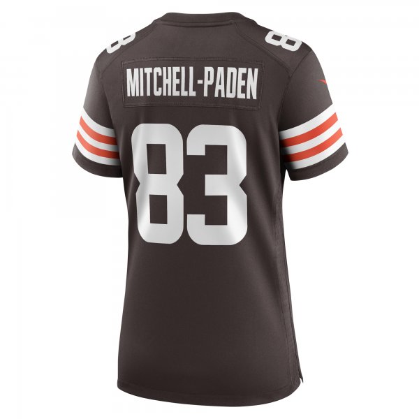 Women's Cleveland Browns Zaire Mitchell-Paden Nike  Brown Team Game Jersey