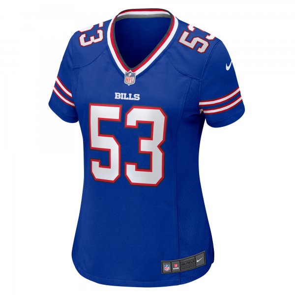 Women's Buffalo Bills Tyrel Dodson Nike Royal Game Jersey