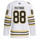 Men's Boston Bruins David Pastrnak adidas White  Primegreen 100th Anniversary Player Jersey