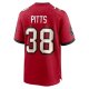 Men's Tampa Bay Buccaneers Derrek Pitts Nike  Red  Game Jersey