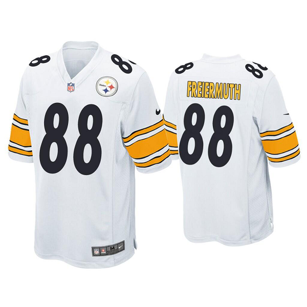 Men's Pittsburgh Steelers #88 Pat Freiermuth NFL Vapor Limited White Jersey