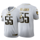 Philadelphia Eagles Brandon Graham #55 White 100th Season Vapor Limited Golden Edition Jersey