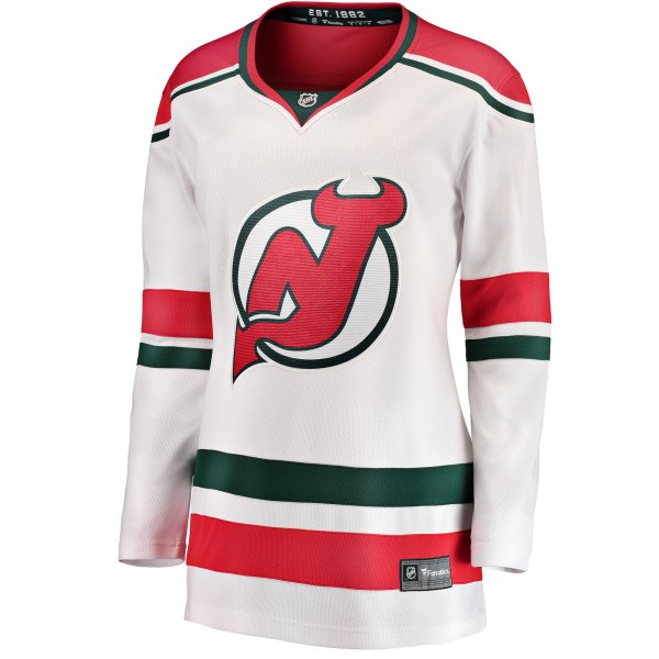 Women's New Jersey Devils Fanatics White Alternate Breakaway Jersey