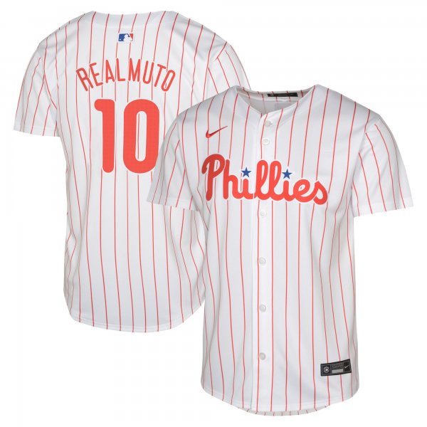 Youth Philadelphia Phillies J.T. Realmuto Nike White Home Limited Jersey