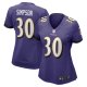 Women's Baltimore Ravens Trenton Simpson Nike  Purple  Game Jersey