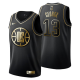 Men's Los Angeles Clippers #13 Paul George Black Golden Logo NBA Jersey