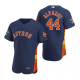 Men's Houston Astros Yordan Alvarez Navy 2022 World Series Flex Base Jersey