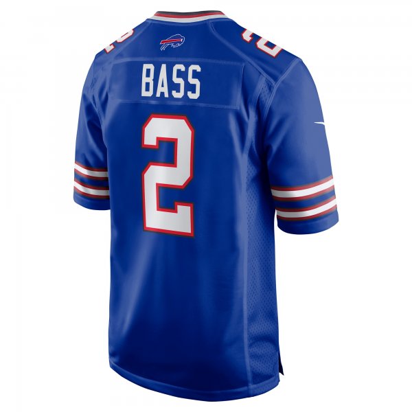 Men's Buffalo Bills Tyler Bass Nike Royal Game Player Jersey