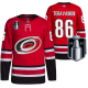 Men's Teuvo Teravainen Carolina Hurricanes 2022 Stanley Cup Playoffs Red #86 Jersey