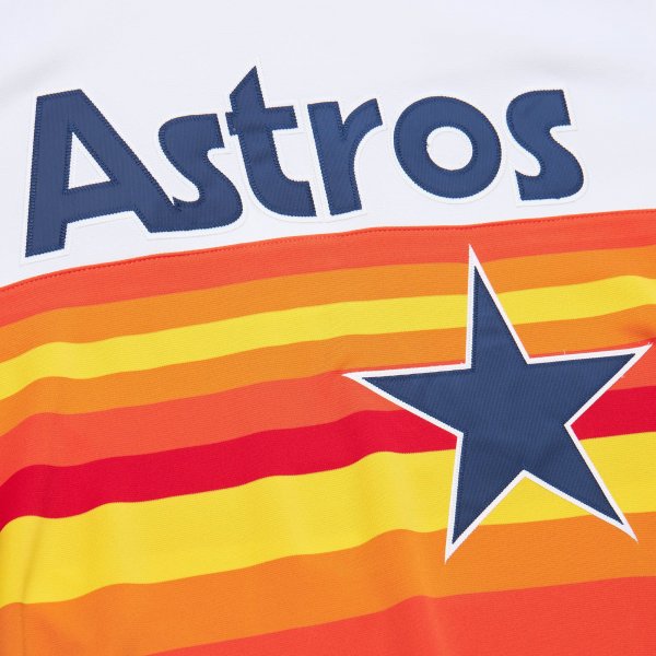 Men's Houston Astros Craig Biggio Mitchell & Ness White 2004 Cooperstown Collection Throwback Jersey