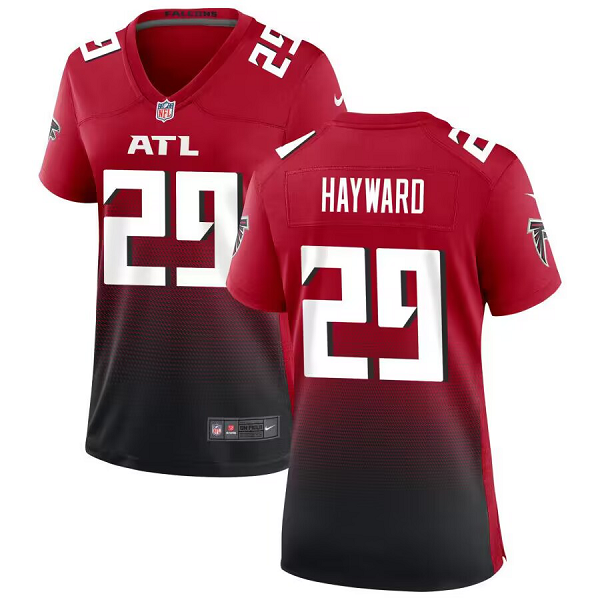 Women's Atlanta Falcons #29 Casey Hayward Nike Red Limited Alternate NFL Jersey