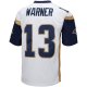 Men's Los Angeles Rams Kurt Warner Mitchell & Ness White Big & Tall 2001 Retired Player Replica Jersey