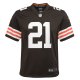 Youth Cleveland Browns Denzel Ward Nike Brown Game Jersey