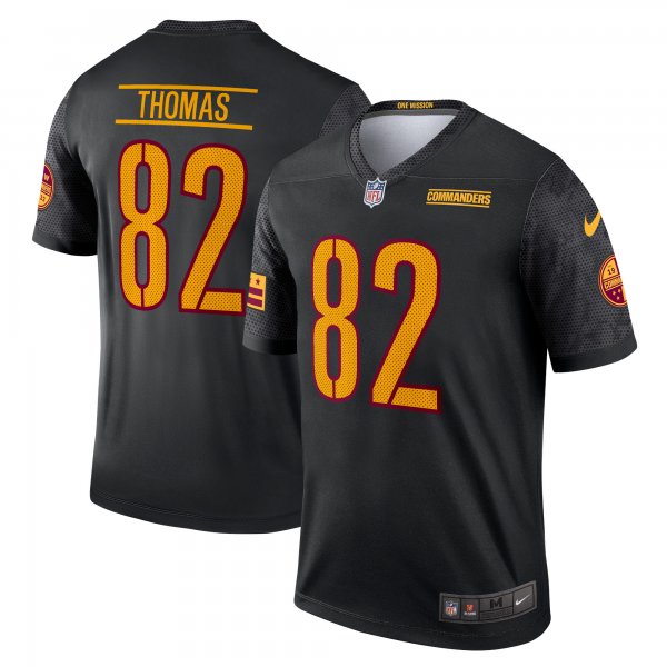 Men's Washington Commanders Logan Thomas Nike Black Alternate Legend Jersey