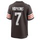 Men's Cleveland Browns Dustin Hopkins Nike  Brown Team Game Jersey