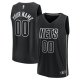 Youth Brooklyn Nets  Fanatics Black Fast Break Replica Custom Jersey - Statement Edition