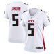 #5 Drake London Atlanta Falcons Nike Women's Away Limited Player White Jersey