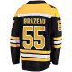 Men's Boston Bruins Justin Brazeau Fanatics Black Home Premier Breakaway Player Jersey