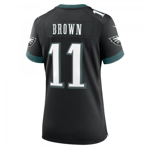 Women's Philadelphia Eagles A.J. Brown Nike Black Alternate Game Jersey