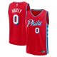 Men's Philadelphia 76ers Tyrese Maxey Fanatics Red Fast Break Replica Player Jersey - Statement Edition