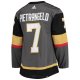 Men's Vegas Golden Knights Alex Pietrangelo adidas Gray Alternate Primegreen Player Jersey