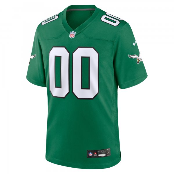 Men's Philadelphia Eagles Nike Kelly Green Alternate Custom Game Jersey