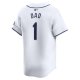 Men's Tampa Bay Rays Nike White #1 Dad Home Limited Jersey