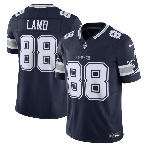 Men's Dallas Cowboys CeeDee Lamb Nike Navy Vapor F.U.S.E. Limited Jersey