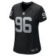 Women's Las Vegas Raiders Isaac Rochell Nike  Black Team Game Jersey