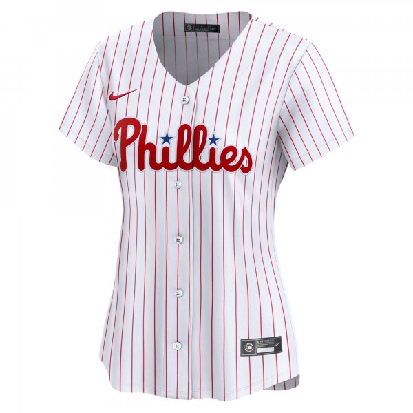 Women's Philadelphia Phillies Kyle Schwarber Nike White Home Limited Player Jersey