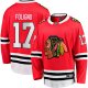 Men's Chicago Blackhawks Nick Foligno Fanatics Red Home Breakaway Jersey