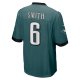 Youth Philadelphia Eagles DeVonta Smith Nike Green Game Jersey