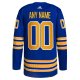 Men's Buffalo Sabres  adidas Royal Home  Primegreen Custom Jersey