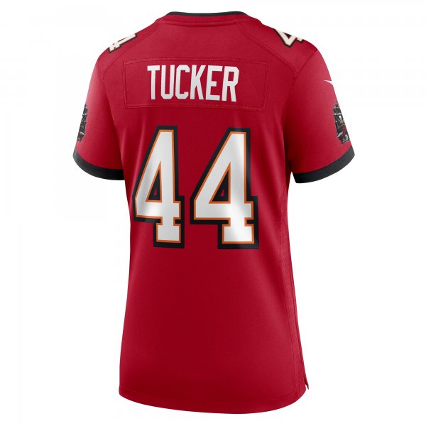 Women's Tampa Bay Buccaneers Sean Tucker Nike  Red  Game Jersey