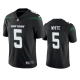 Men's New York Jets #5 Mike White Black Vapor Limited NFL Jersey